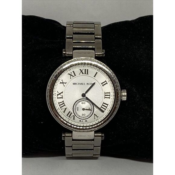 Michael Kors Skylar MK5866 Womens Stainless Steel Analog Dial Quartz Watch JK718 - Picture 3 of 12